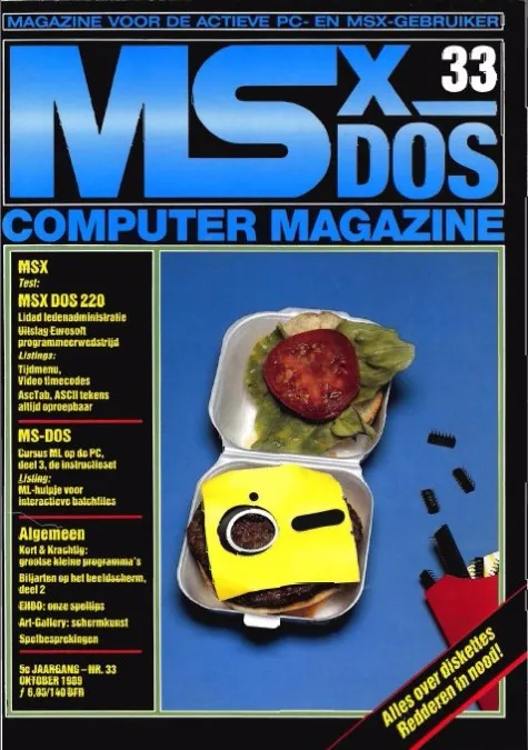 Cover nr. 33 – okt 1989