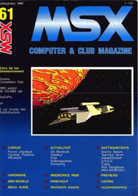 Cover nr. 61 – jul/aug 1993