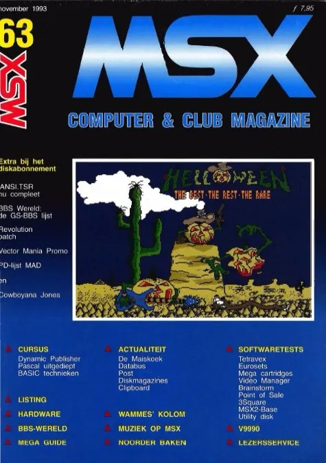 Cover nr. 63 – nov 1993